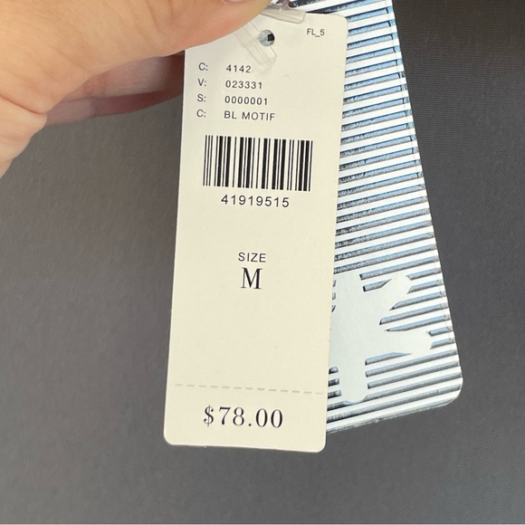 Splendid Anthropologie striped crop top bralette rutched knot tie shirt - Picture 6 of 12